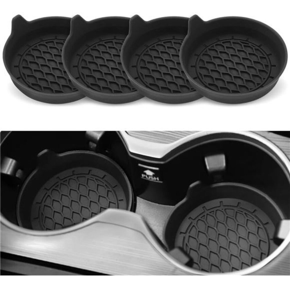 Car Cup Holder Coaster, Silicone Cup Holder Insert, Universal Non-Slip